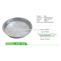 disposable round aluminum foil bento box for food packaging